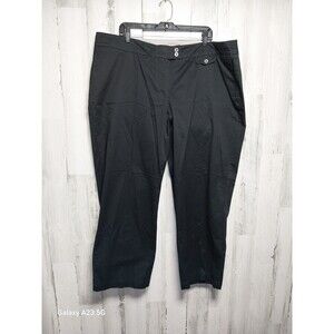 Avenue Signature Chino Pants Women's Size 22 Black